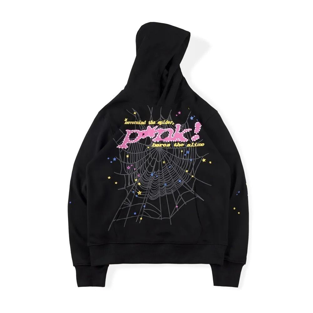 Sp5der Hoodie “Pink” Black XL New With Tags‎